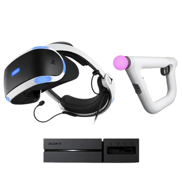 Шлем виртуальной реальности Playstation VR (Rev.1), AIM Controler (Б/У) 23645777 фото