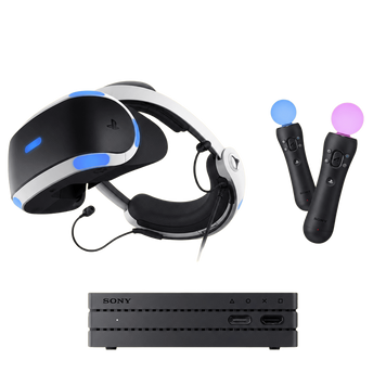 Шлем виртуальной реальности Playstation VR (Rev.1), MOVE 2шт(Б/У) 23645777 фото