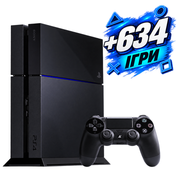 Sony PlayStation 4 Fat 500GB + PS Plus Deluxe 12 міс. (Б/У) copy_2126986325 фото