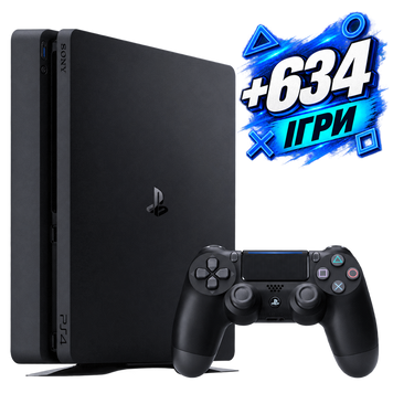 Sony PlayStation 4 Slim 1TB + PS Plus Deluxe 12 мес. (Б/У) 3126986331 фото