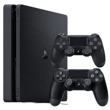 Sony Playstation 4 Slim 1Tb, 2 геймпади (Б/В) 2126986332 фото