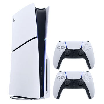 Sony PlayStation 5 Slim Blu-Ray Edition, 2 геймпади (Б/У) 2132256157 фото