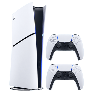 Sony PlayStation 5 Slim Digital Edition, 2 геймпади (Б/У) 2132256161 фото